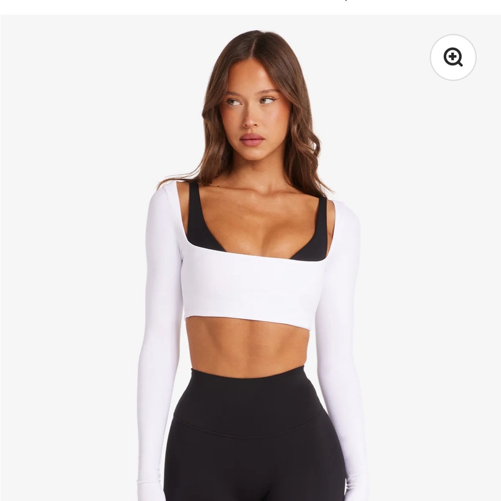 CSB FREEDOM SCOOP LONG SLEEVE CROP